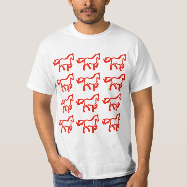 Camiseta Chinese Zodiac Horse Galaxy (Frente)