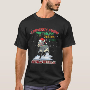Camiseta Chingedy Ching Dominick O Burro de Natal Italianos