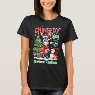 Camiseta Chingedy Ching The Italiana Christmas Donkey Heeha