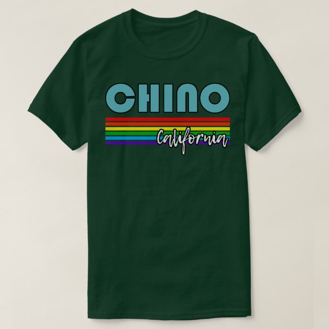 Camiseta Chino California Pride Chino LGBT Gift LGBTQ Supp (Frente do Design)