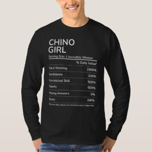 Camiseta Chino Girl Funny California Hometown