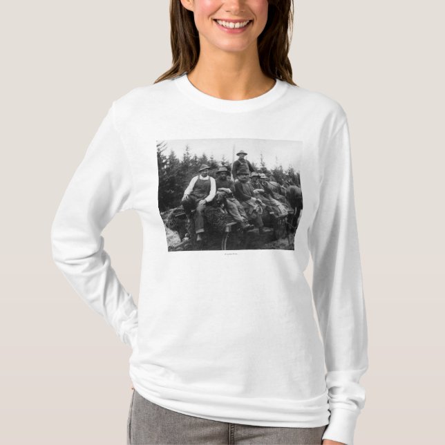 Camiseta Chinook, WALogging CrewChinook, WA (Frente)