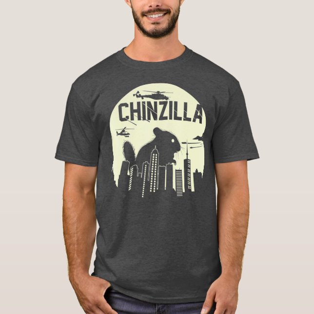 Camiseta Chinzilla Funny Chinchilla (Frente)