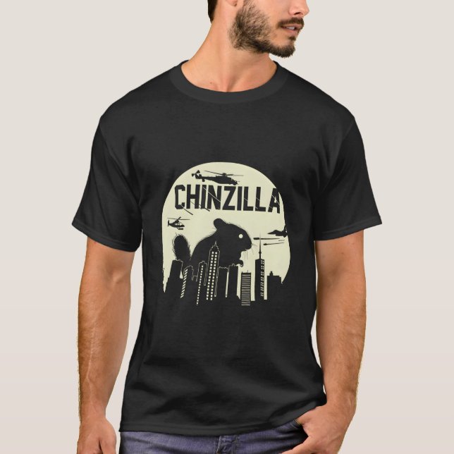 Camiseta Chinzilla Funny Chinchilla Hoodie (Frente)