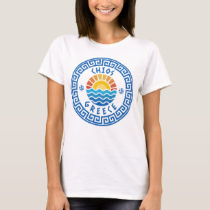 Camiseta Chios, Grécia - Sol e Mar Feminino