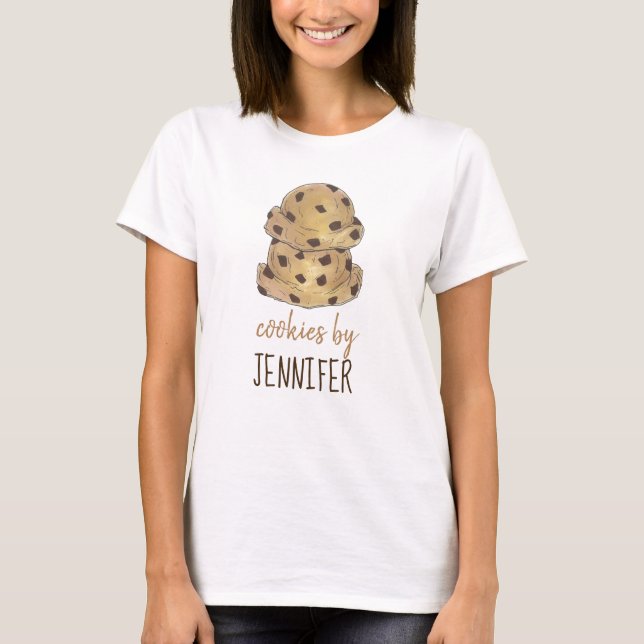 Camiseta Chip Chocolate Cookie Dough Bakery Chef (Frente)