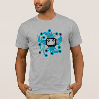 Camiseta chip de computador Neon CPU