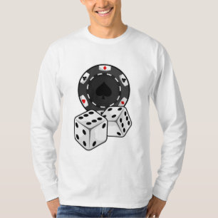 Camiseta Chip & Dice para Poker