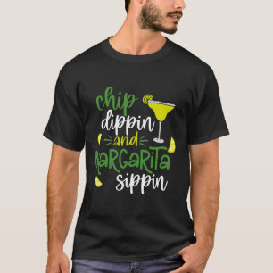 Camiseta Chip Dippin' E Margarita Sippin' Cinco De Mayo F
