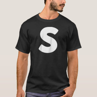 Camiseta Chipmunk Carnival Group Costume - Letra S Bleu Hal