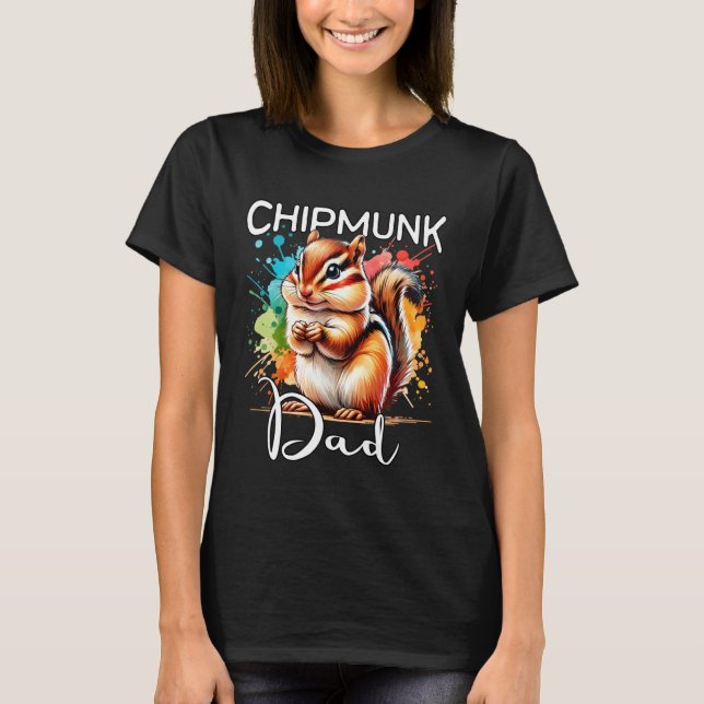 Camiseta Chipmunk Dad Chipmunk (Frente)