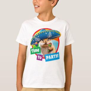 Camiseta Chipmunk De Partido Em Sombrero