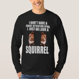 Camiseta Chipmunk Eu Apenas Olho Um Pet De Esquilo