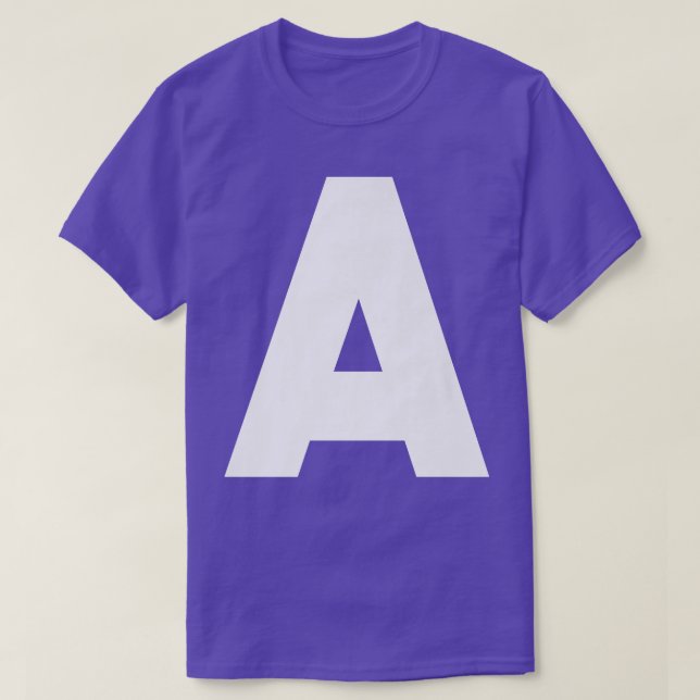 Camiseta Chipmunk Halloween Carnival Group Costume Letter A (Frente do Design)