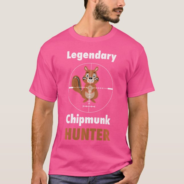 Camiseta Chipmunk Hunter Squirrel Hunter (Frente)