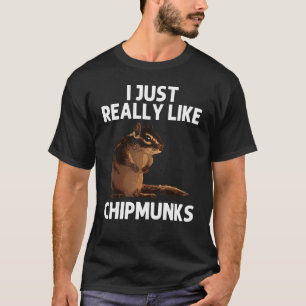 Camiseta Chipmunk legal Para Homens Sussurros De Esquilo Ro