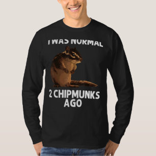 Camiseta Chipmunk legal Para Homens Sussurros De Esquilo Ro