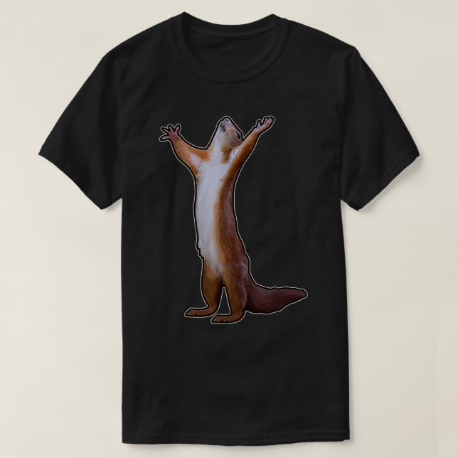 Camiseta chipmunk rodent squirrel forest animals squirrel  (Frente do Design)