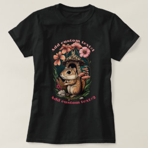 Camiseta Chipmunk Sob A Casa De Mushroom, Lover De Chipmunk
