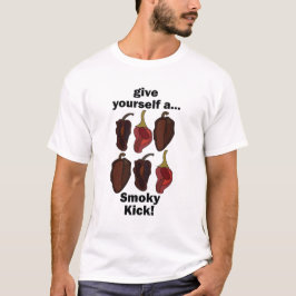 Camiseta Chipotle Dê a Si Mesmo um Chute Defumado Engraçado
