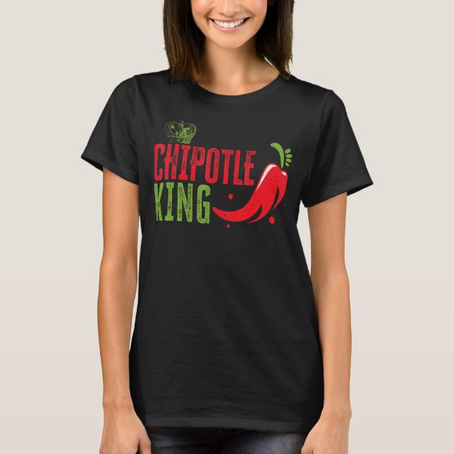 Camiseta Chipotle King Chili Flavor SpicComida (Frente)