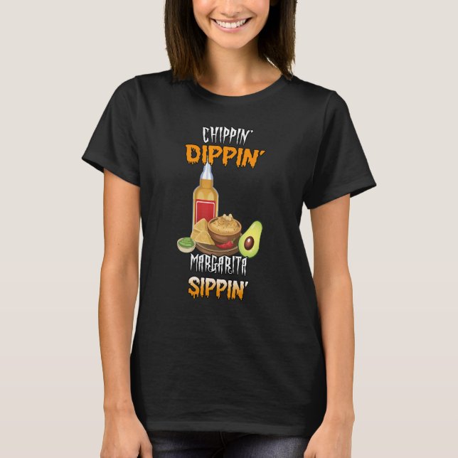 Camiseta Chippin Dippin Margarita Sippin (Frente)