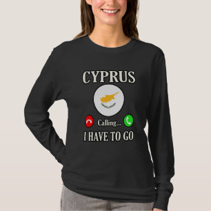 Camiseta Chipre Está Chamando Eu Tenho Que Ir