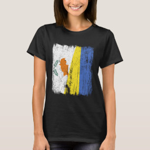 Camiseta Chipre Ucrânia Meia Bandeira Cipriota Ucraniana He