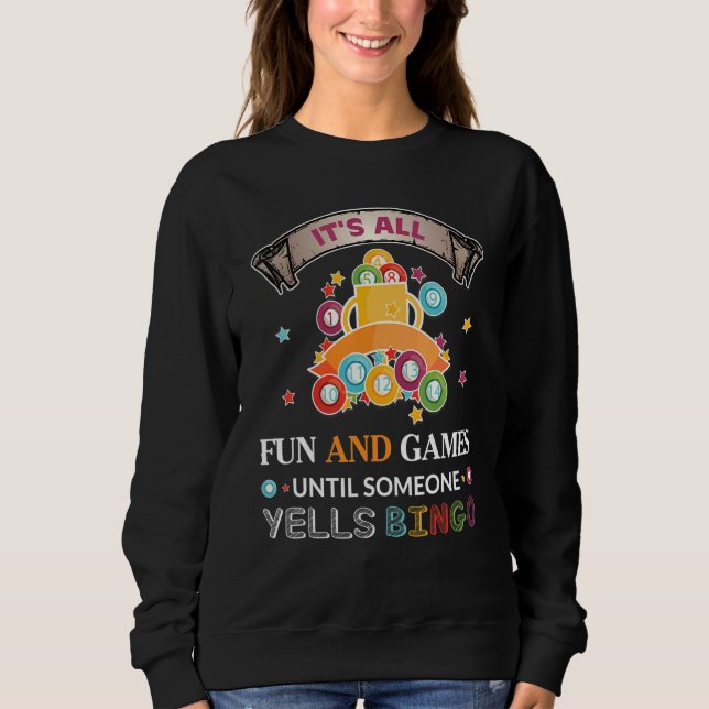 Camiseta Chips de Bingo Sortudos para Bilhetes de Bingo Lot (Frente)