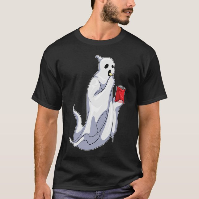 Camiseta Chips do Fantasma Halloween (Frente)