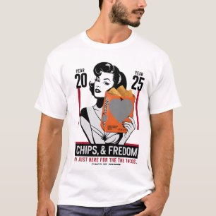 Camiseta Chips e liberdade