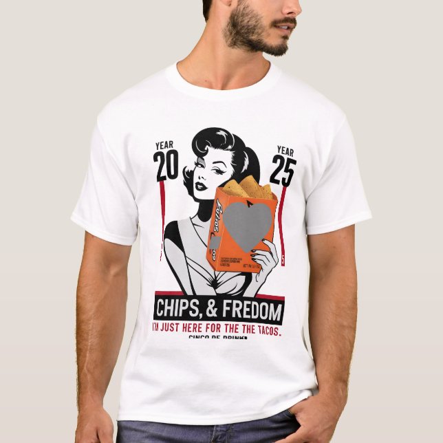 Camiseta Chips e liberdade (Frente)