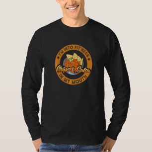 Camiseta Chips E Salsa Bowl Dish Queso Comida Mexicana Nach