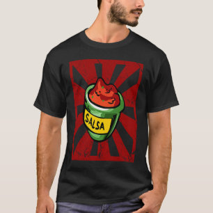 Camiseta Chips e Salsa combinando o figurino do Halloween s