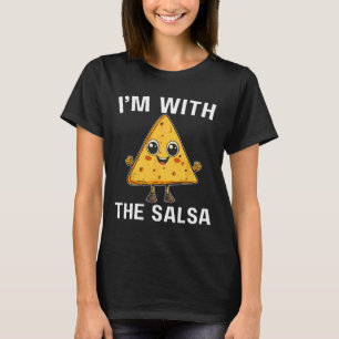 Camiseta Chips, estou com Salsa Halloween Cinco De M