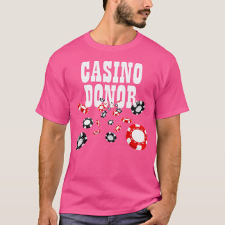 Camiseta Chipsets do jogador de jogos do casino Donor