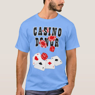 Camiseta Chipsets do jogador de jogos do casino Donor