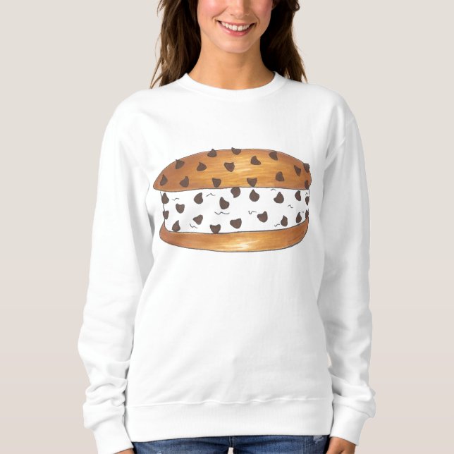 Camiseta Chipwich Chocolate Chip Cookie Sorvete Sandwich (Frente)