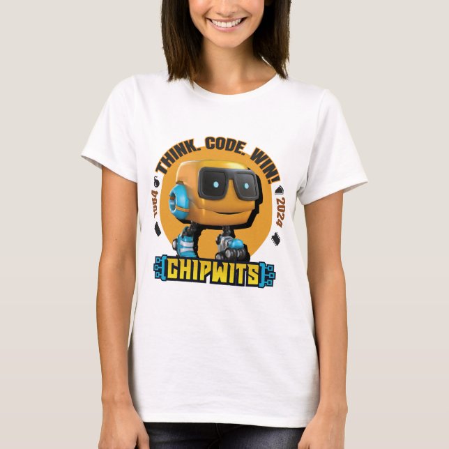 Camiseta ChipWits feminina (Frente)