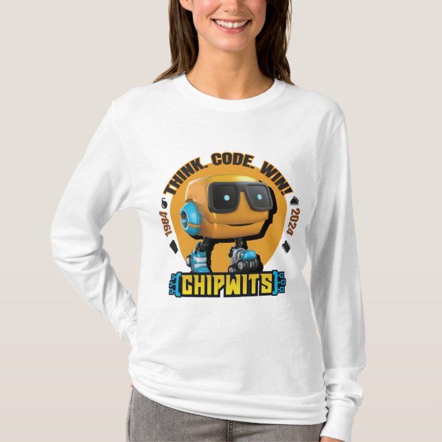 Camiseta ChipWits para mulheres (Frente)