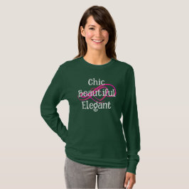 Camiseta Chique, Bonita e Elegante
