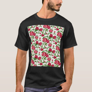 Camiseta Chique Vintage Boho Padrão Floral Bohemian