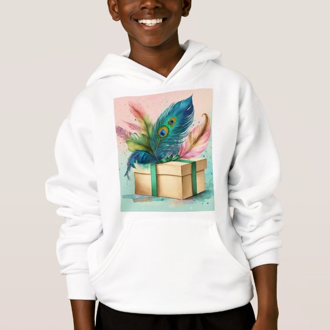 Camiseta Chique Watercolor Magic" (Frente)