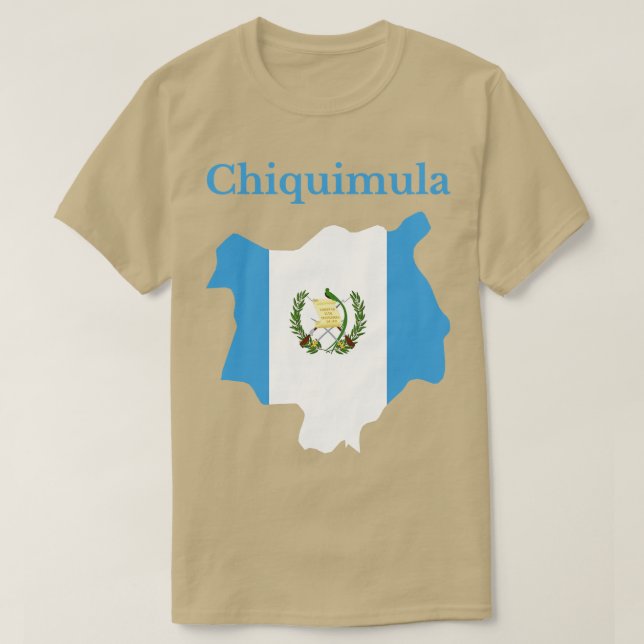 Camiseta Chiquimula Departamento Guatemala (Frente do Design)