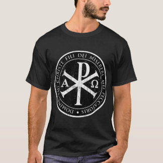 Camiseta Chirho Chi Rho Christograma Jesus Iesu Christe