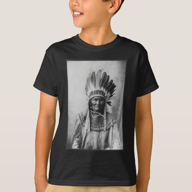 Camiseta Chiricahua apache Geronimo Goyathlay Goyahkla (Frente)
