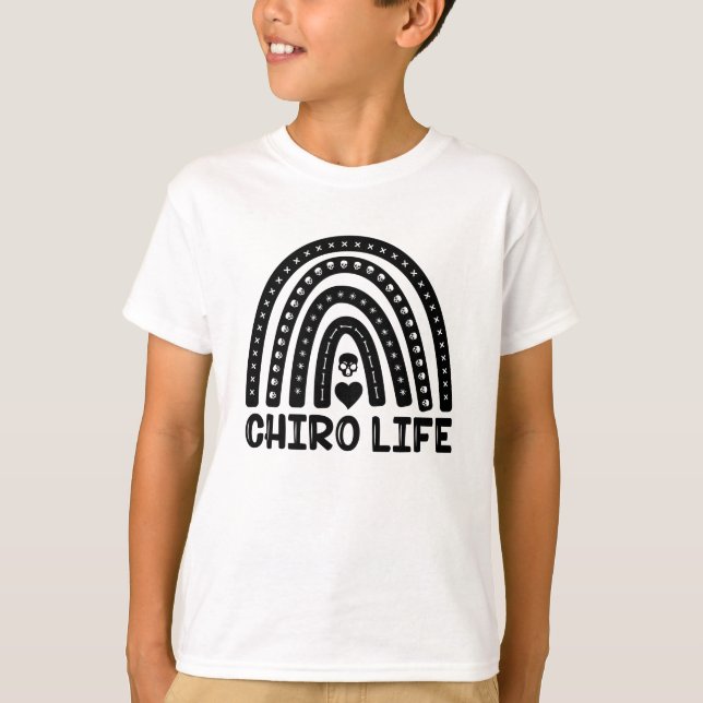 Camiseta Chiro Life Chiropractic Spine Chiropractor (Frente)