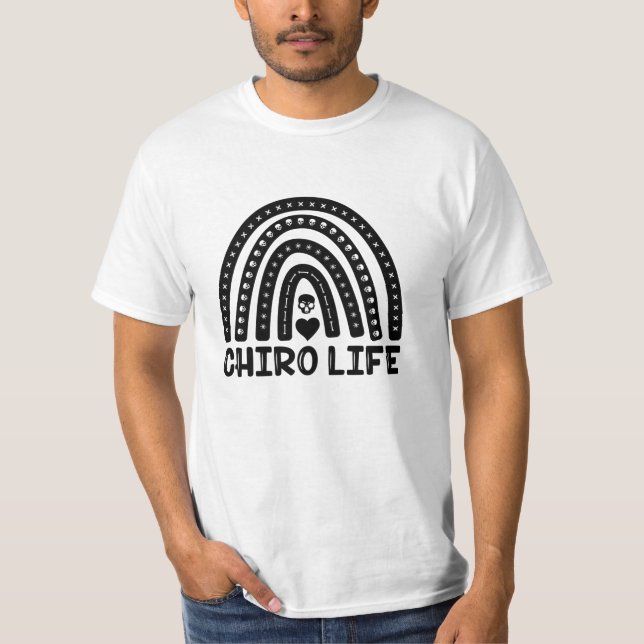 Camiseta Chiro Life Chiropractic Spine Chiropractor (Frente)