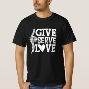 Camiseta Chiropracet dá servo amor quiroprático