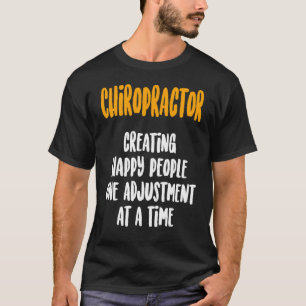Camiseta Chiropracine Tratamento da coluna vertebral Chirop